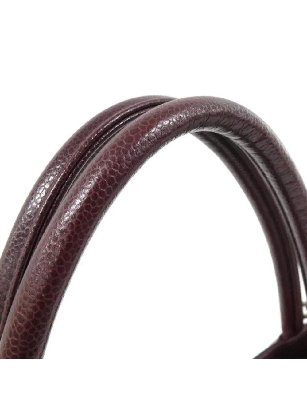 Chanel Vintage Bag Handbag Burgundy